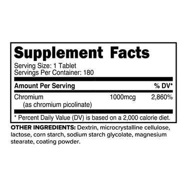 PrimaForce Chromium Picolinate Tablets